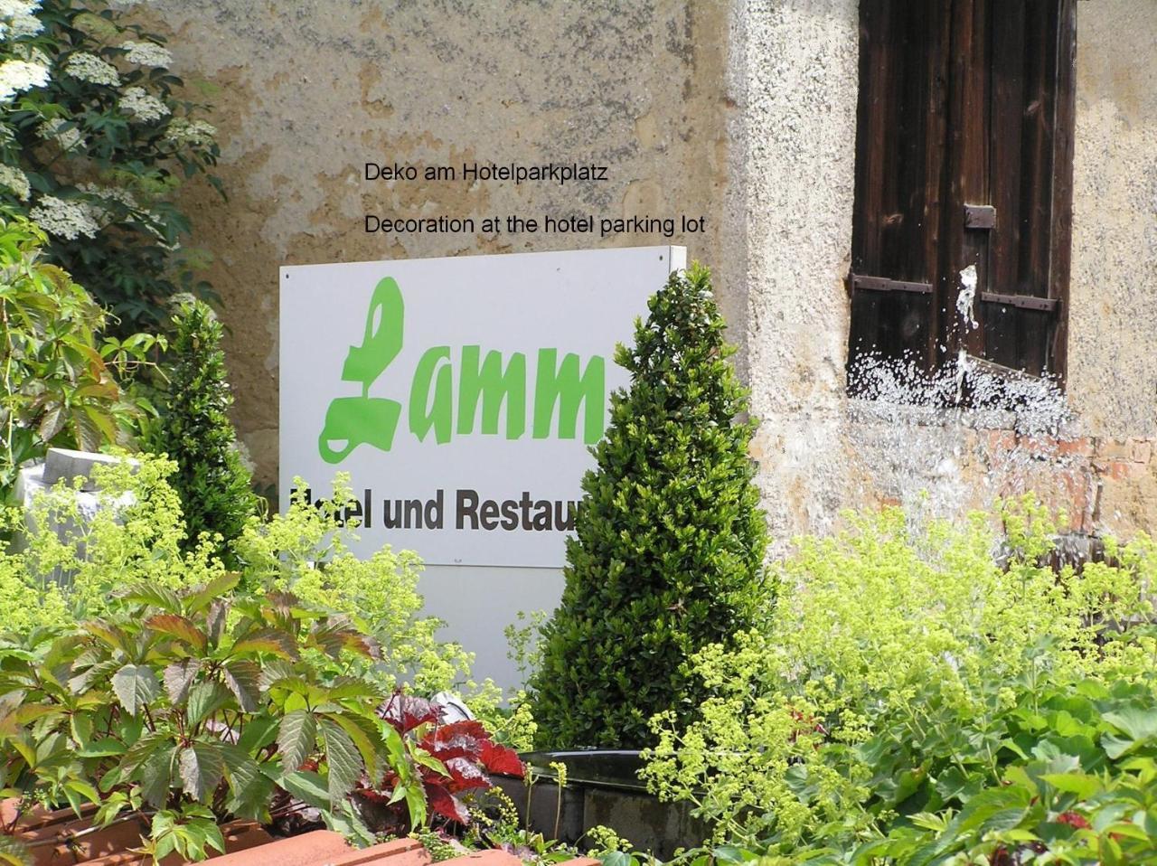 Hotel Und Restaurant Lamm Giengen an der Brenz Exterior foto